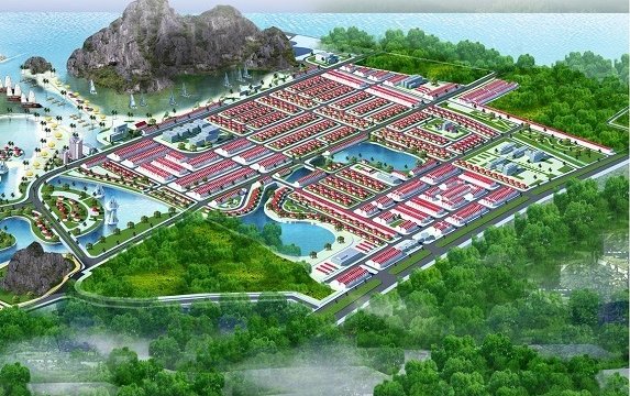Tổng quan quy hoạch khu đô thị Quảng Hồng giai đoạn đã hoàn thiện tại Cẩm Phả